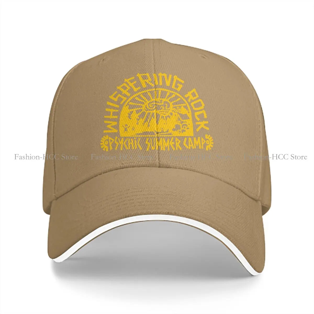 Summer Cap Sun Visor Psychonauts Whispering Rock Psychic Summer Camp Good Quality Print Hip Hop Camp Camping Peaked Hats