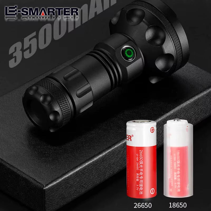 USB Powerfulflashlight Torch Super Bright Rechargeable LED Tactical Torch 18650 Battery Camp Lamp