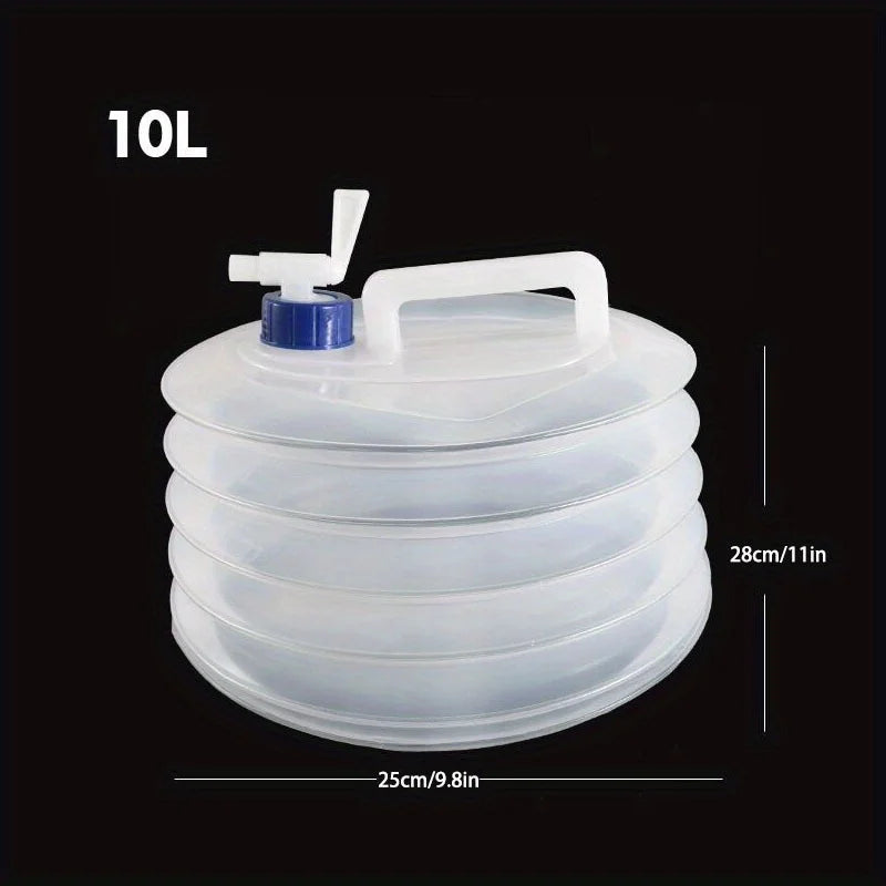 5/10/15L Portable Collapsible Bucket Emergency Water Storage Collapsible Tank Outdoor Camping Hiking Vehicle
