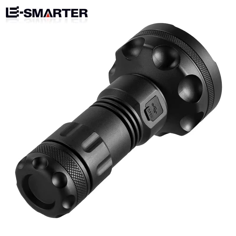 USB Powerfulflashlight Torch Super Bright Rechargeable LED Tactical Torch 18650 Battery Camp Lamp