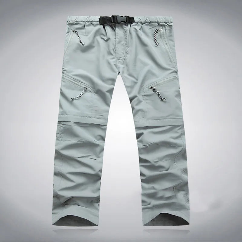 Camping Summer Hiking Fishing New Men'S Quick-Drying Leisure Travel Active Removable Hiking Waterproof Outdoor Sports Pants