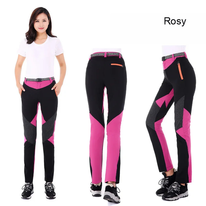 THE ARCTIC LIGHT Outdoor Women Sports Hiking Mountain Climbing Pants Quick Dry Waterproof Windproof Trousers Lady