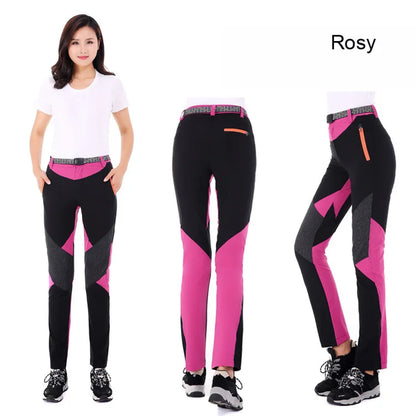 THE ARCTIC LIGHT Outdoor Women Sports Hiking Mountain Climbing Pants Quick Dry Waterproof Windproof Trousers Lady