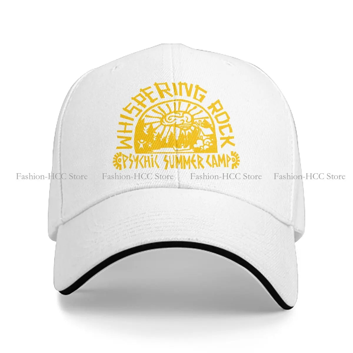 Summer Cap Sun Visor Psychonauts Whispering Rock Psychic Summer Camp Good Quality Print Hip Hop Camp Camping Peaked Hats