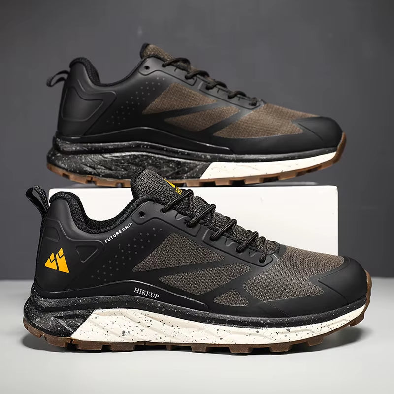 Men'S Hiking Trail Running Shoes Breathable Hiking Sport Trail Male Comfort Trekking Running Sneakers