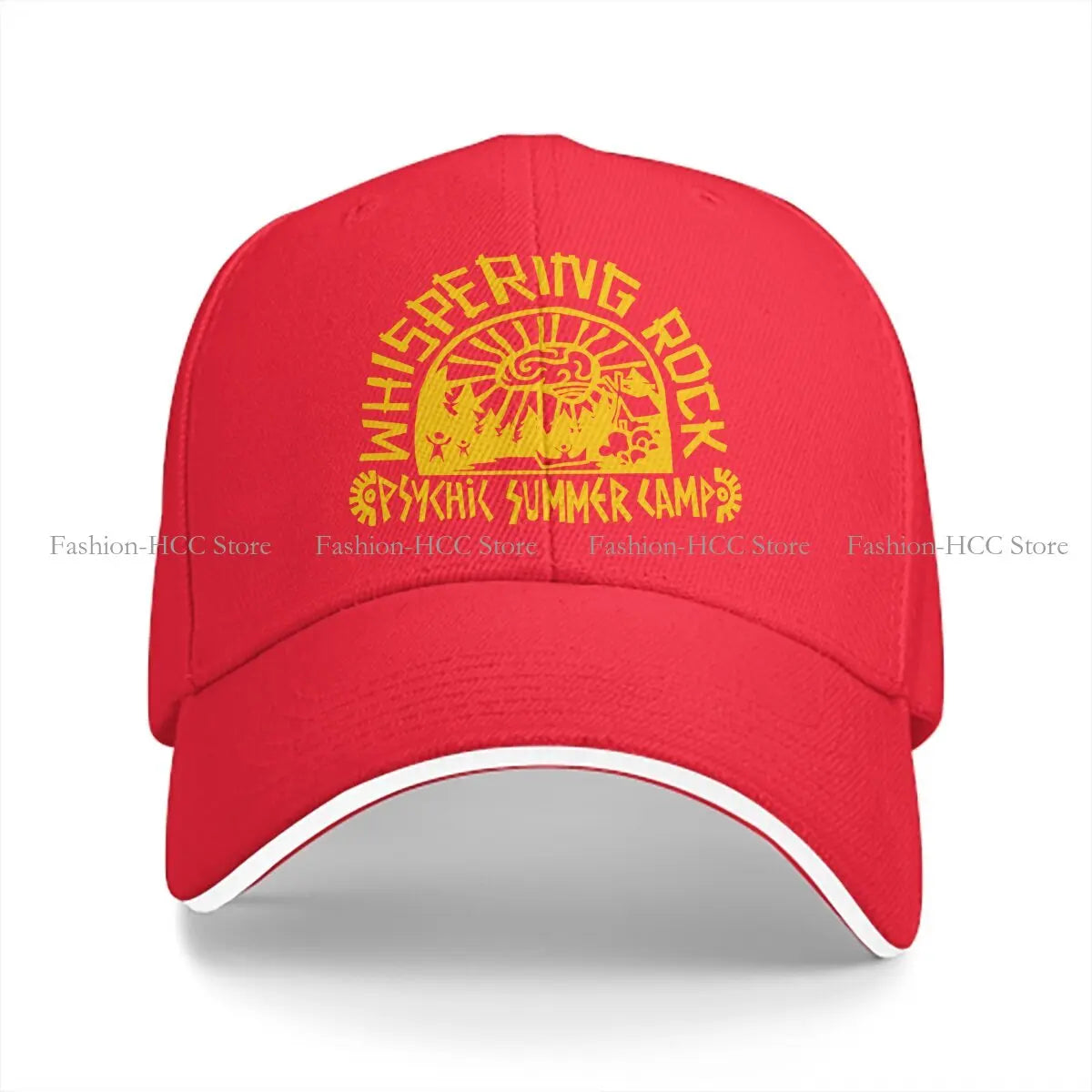 Summer Cap Sun Visor Psychonauts Whispering Rock Psychic Summer Camp Good Quality Print Hip Hop Camp Camping Peaked Hats