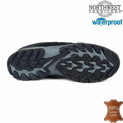 Mens NORTHWEST Leather Walking Hiking Waterproof Ankle Boots Trainers Shoes Size