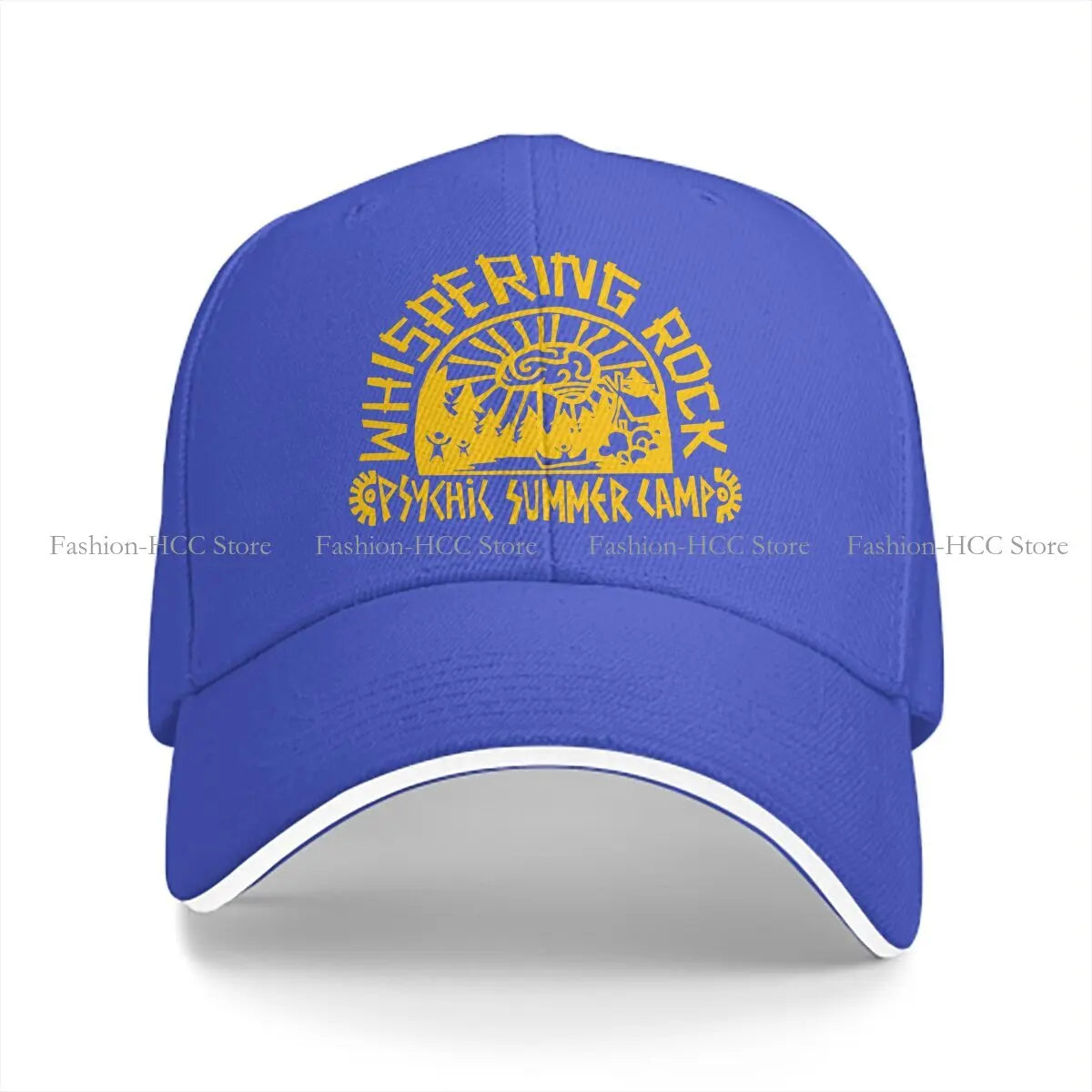 Summer Cap Sun Visor Psychonauts Whispering Rock Psychic Summer Camp Good Quality Print Hip Hop Camp Camping Peaked Hats