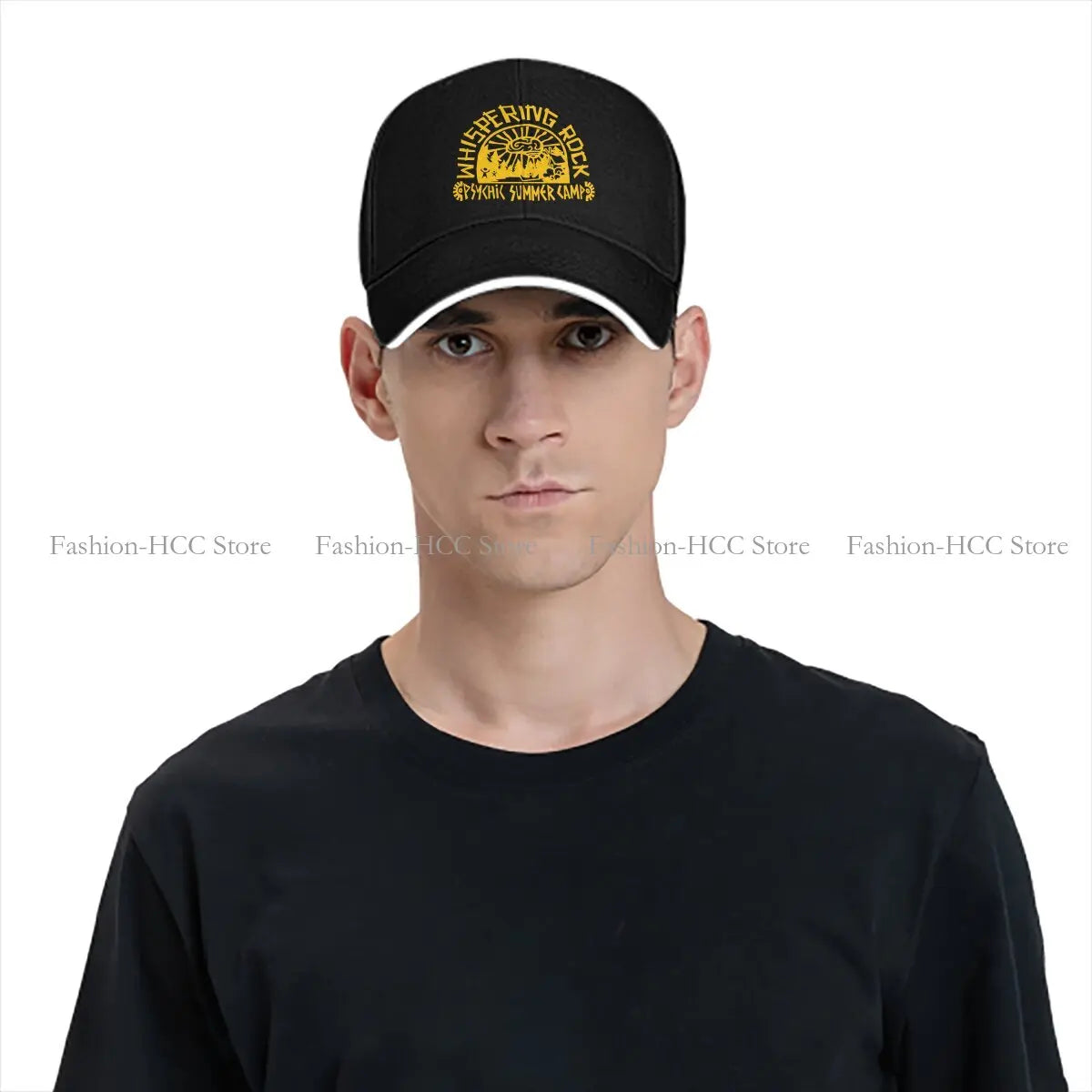 Summer Cap Sun Visor Psychonauts Whispering Rock Psychic Summer Camp Good Quality Print Hip Hop Camp Camping Peaked Hats