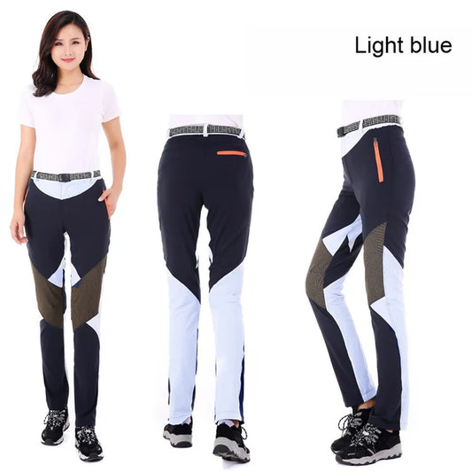 THE ARCTIC LIGHT Outdoor Women Sports Hiking Mountain Climbing Pants Quick Dry Waterproof Windproof Trousers Lady