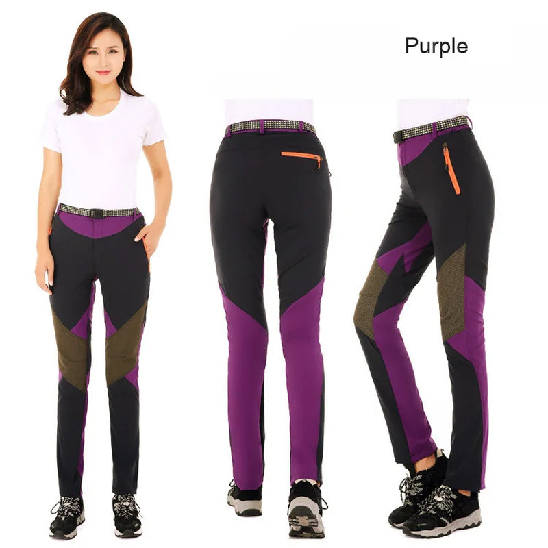 THE ARCTIC LIGHT Outdoor Women Sports Hiking Mountain Climbing Pants Quick Dry Waterproof Windproof Trousers Lady