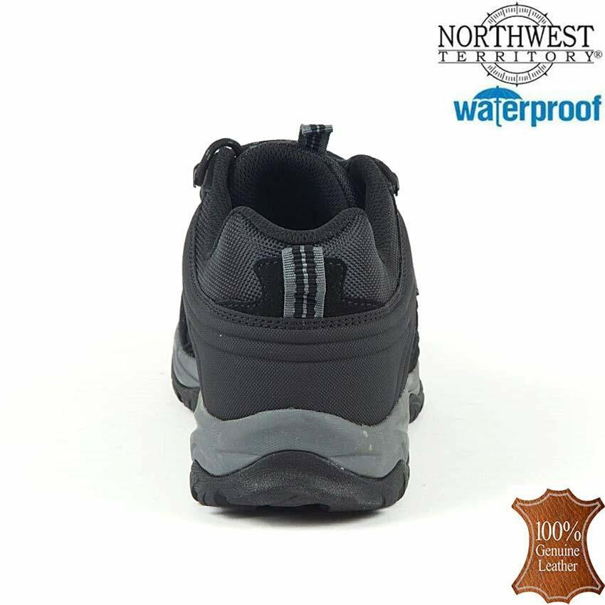 Mens NORTHWEST Leather Walking Hiking Waterproof Ankle Boots Trainers Shoes Size