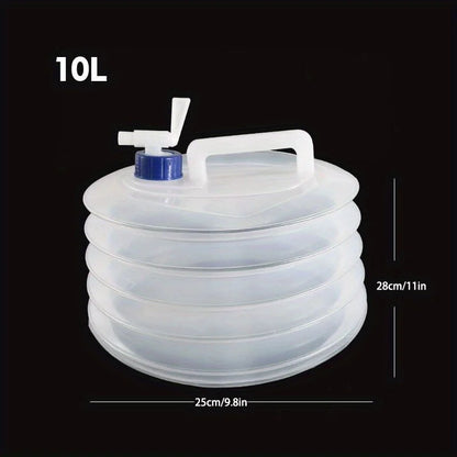 5/10/15L Portable Collapsible Bucket Emergency Water Storage Collapsible Tank Outdoor Camping Hiking Vehicle