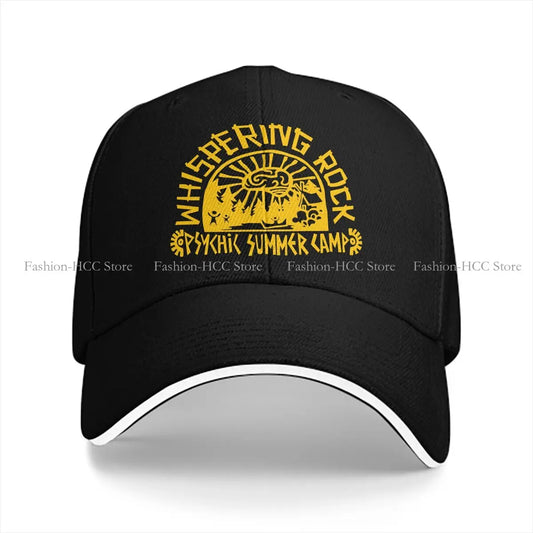 Summer Cap Sun Visor Psychonauts Whispering Rock Psychic Summer Camp Good Quality Print Hip Hop Camp Camping Peaked Hats