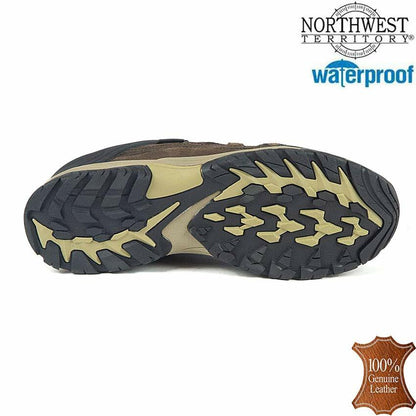 Mens NORTHWEST Leather Walking Hiking Waterproof Ankle Boots Trainers Shoes Size