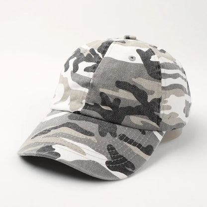 Unisex Hiking Camouflage Tactics Baseball Cap Leaves Jungle Hat Unstructured Cotton 6 Panel